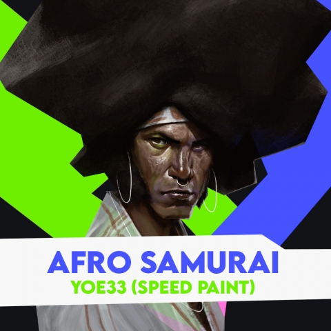 Afro Samurai (speed paint)
