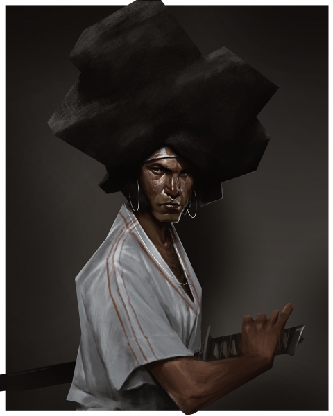 Afro Samurai (speed paint)